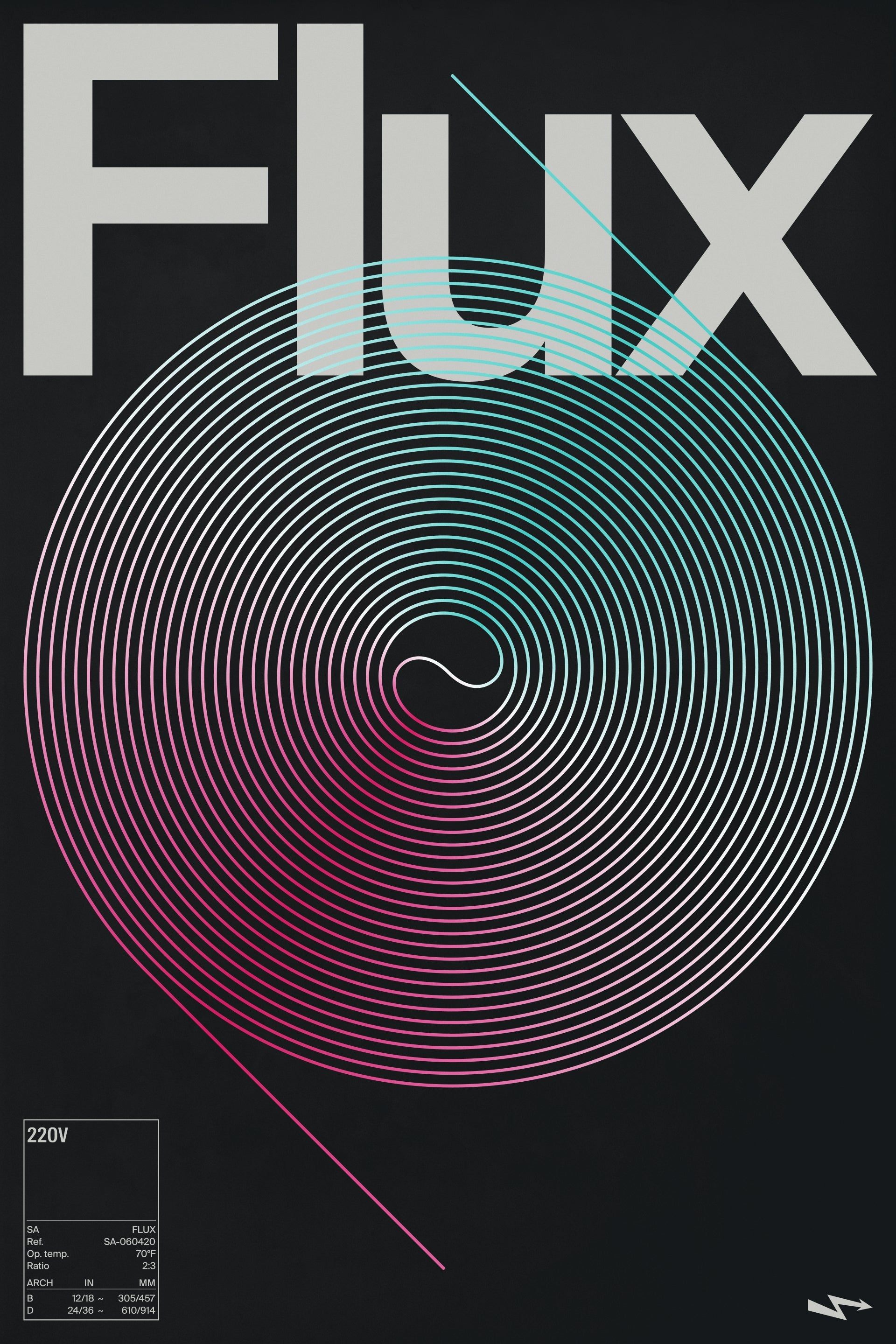Flux poster by Xtian Miller via SIGNAL A