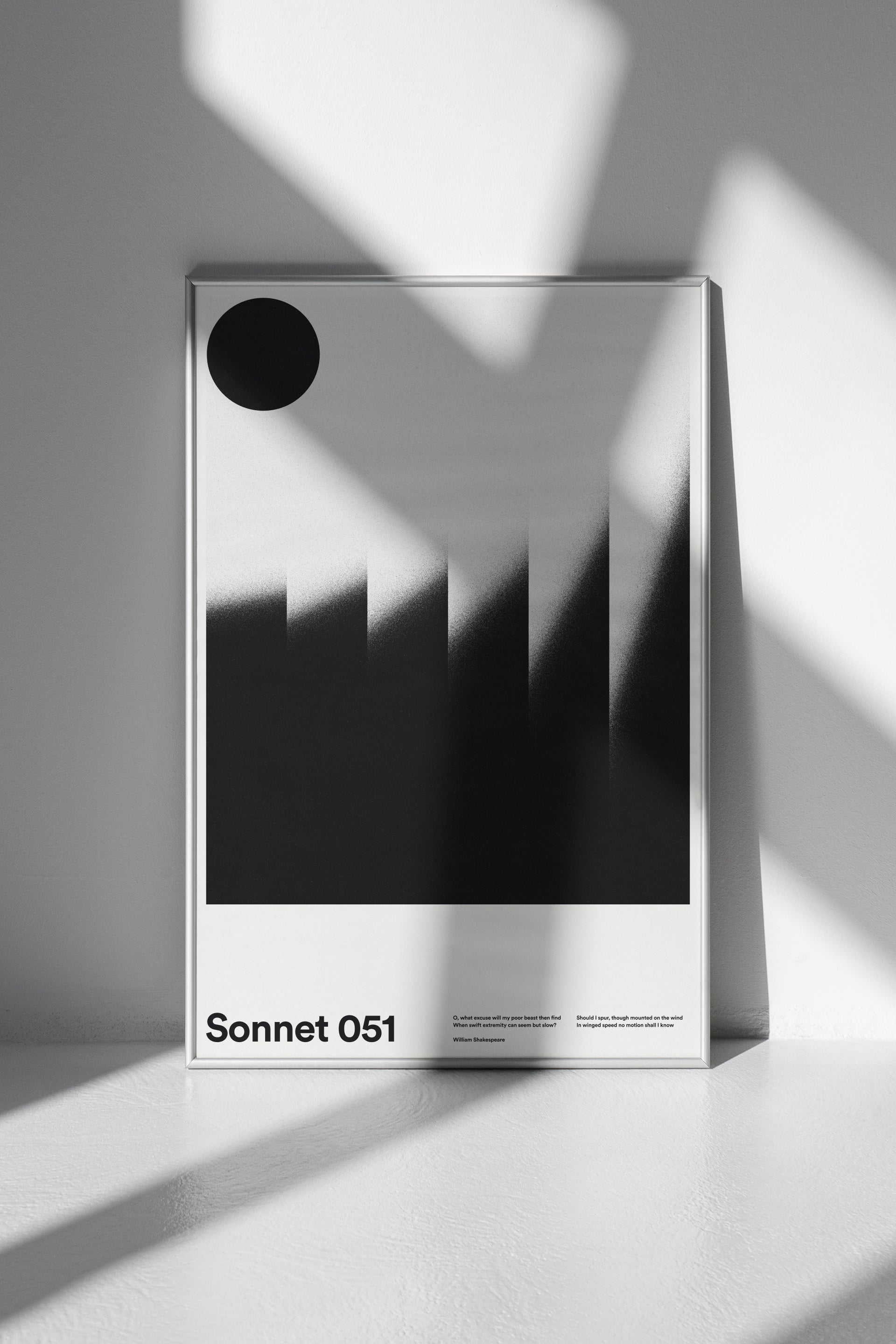 Sonnet 051 poster by Xtian Miller via SIGNAL A