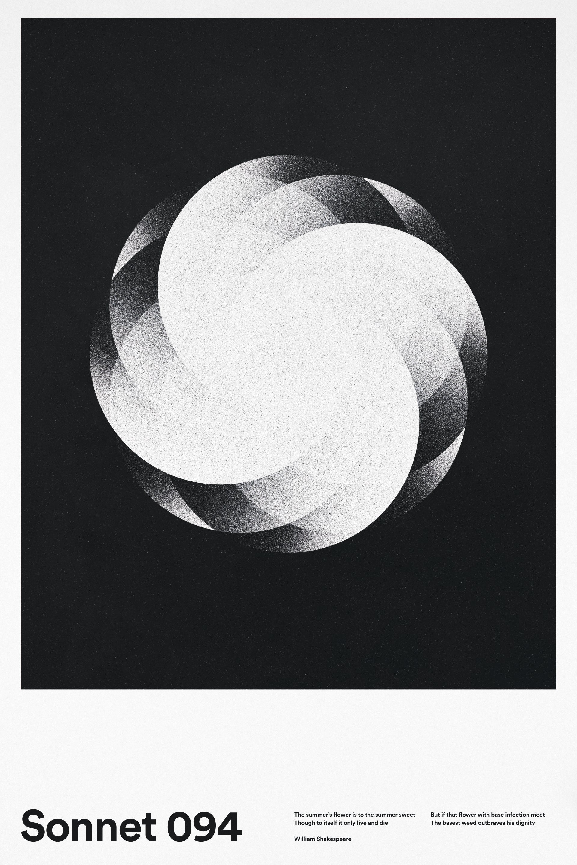 Sonnet 094 poster by Xtian Miller via SIGNAL A